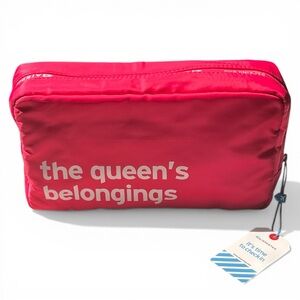 NWT AIRPORTAG “The Queen’s Belongings” Travel Zipper Pouch